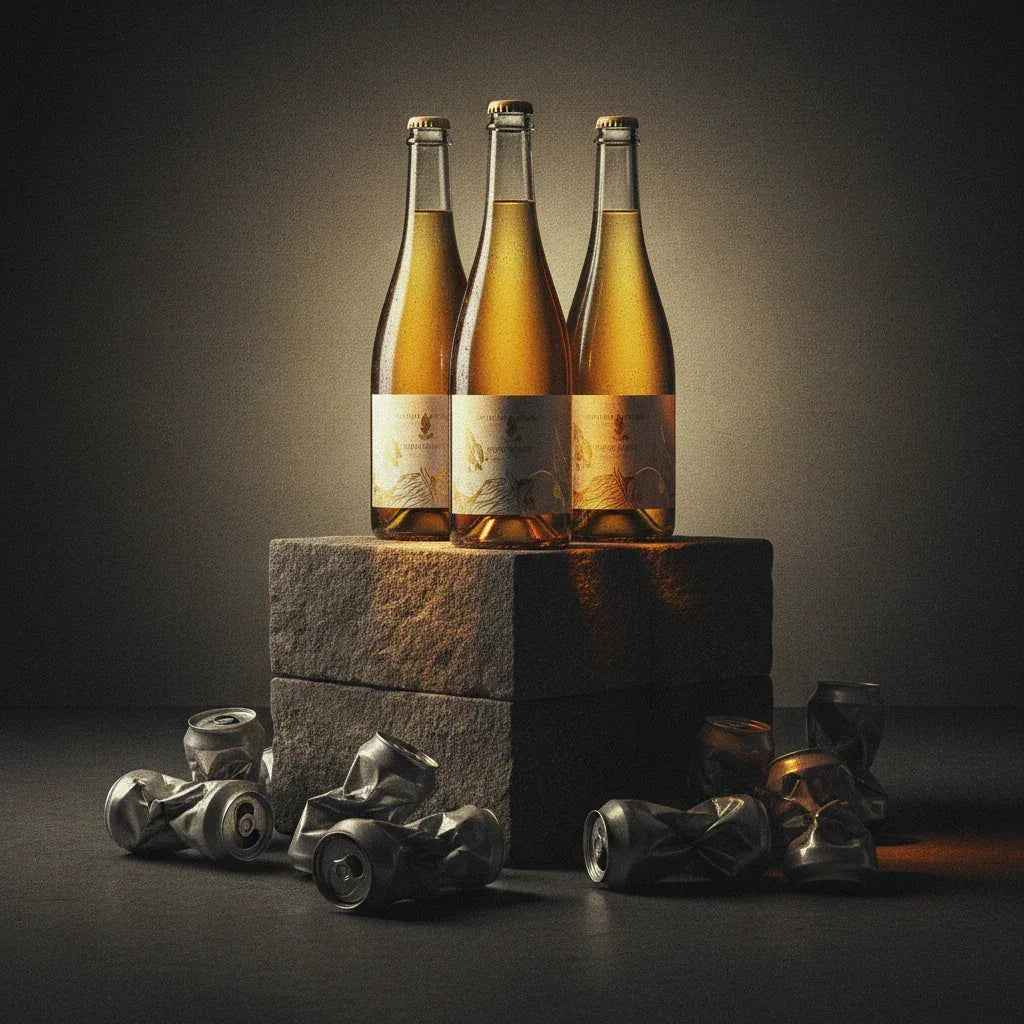 Glass Premium Over Cans - Artistic