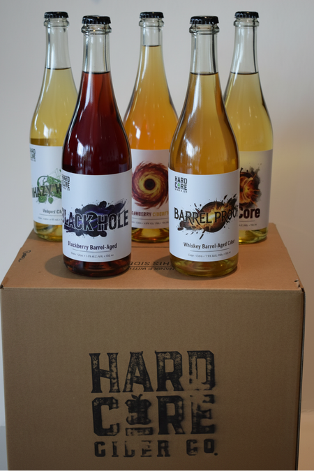 Hardcore Cider Co. Lineup - White Background