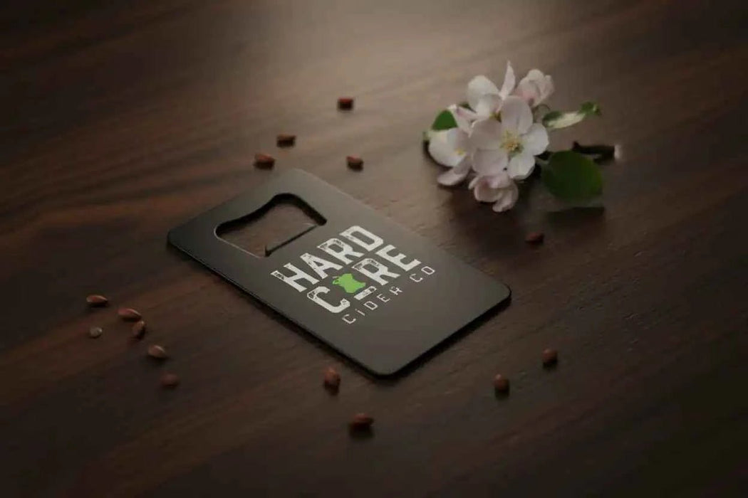 Hardcore Cider Co. Stainless Steel Wallet Bottle Opener - Hardcore Cider Co.