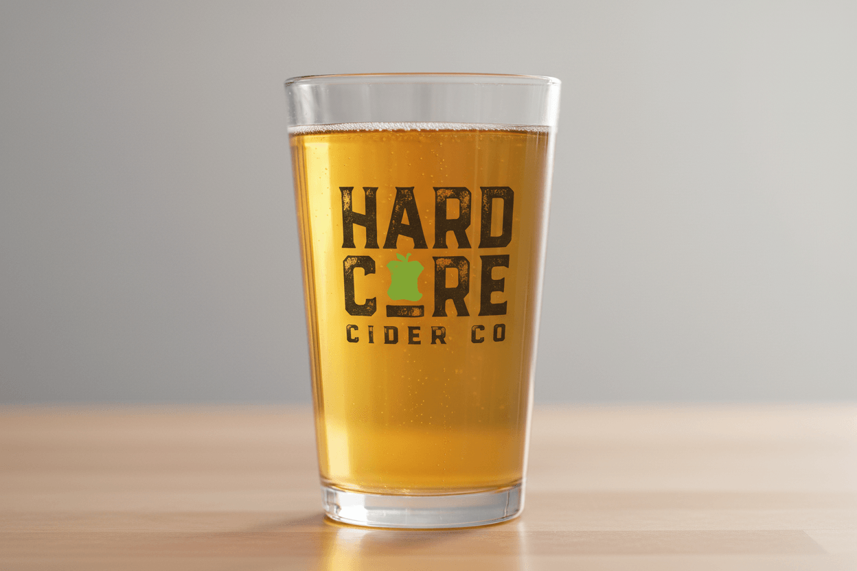 hardcore-cider-pint-glass - Hardcore Cider Co. - Hardcore Cider Co. - hardcorecider.ca