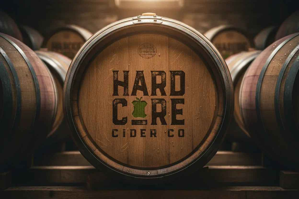 Oak Barrel with Exact Logo