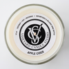 The Core Apple Cider candle top-down detail